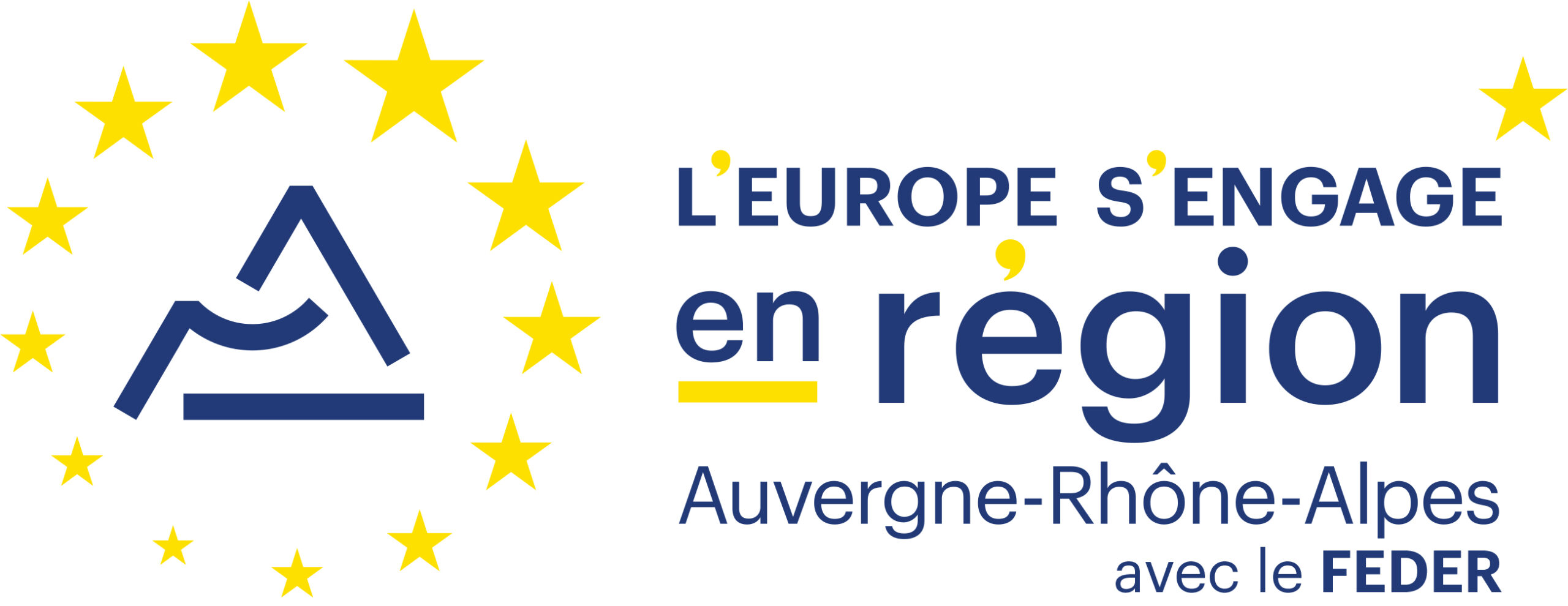 logo l’Europe s’engage en Région Auvergne-Rhône-Alpes avec le FEDER